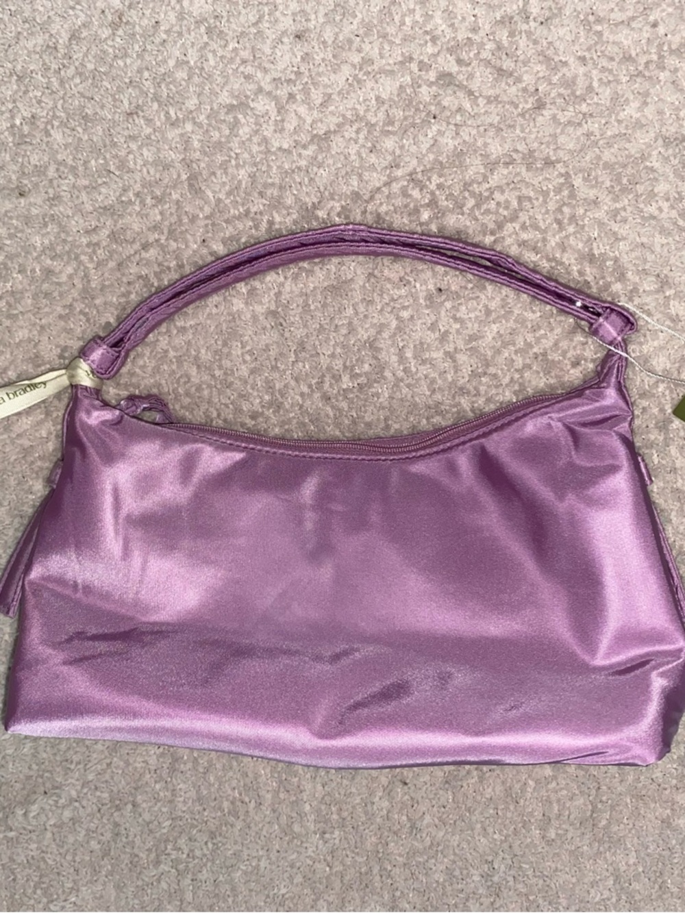 Vera Bradley Roxbury Crescent Shoulder Bag - Smoky Grape